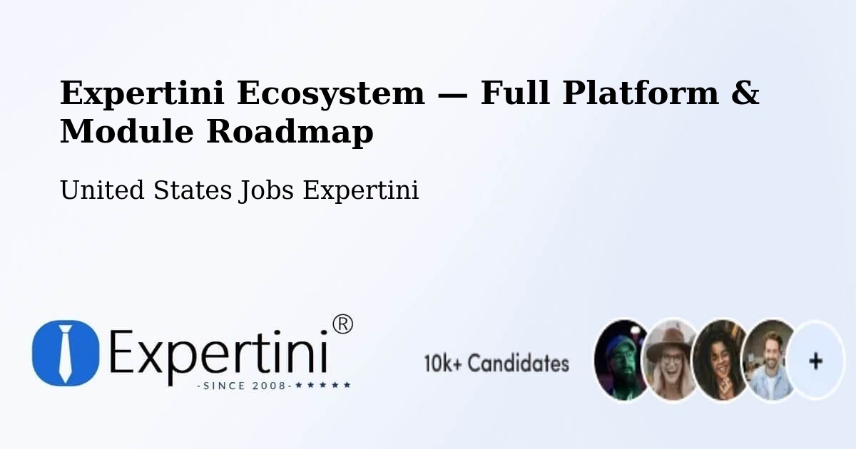 Expertini Ecosystem — Full Platform & Module Roadmap – Flowood